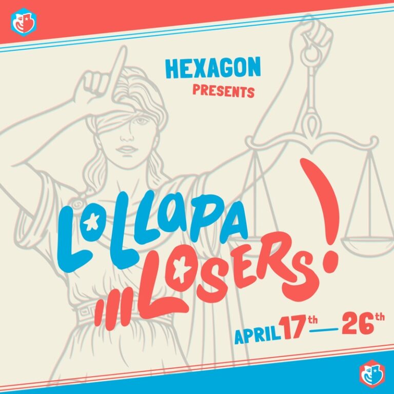 Lollapalosers! banner with dates